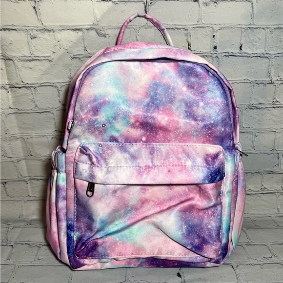Octsky Mini Purple Galaxy Backpack - Picture 1 of 10